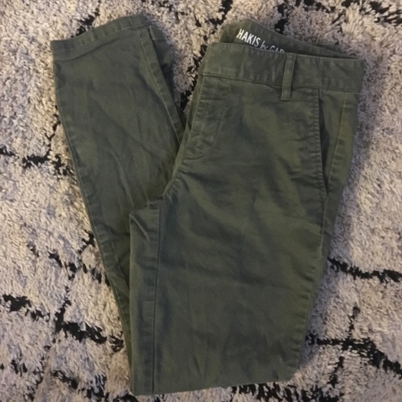 dark green khaki pants